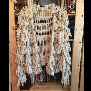 Open Knit Sheepdog Cardigan